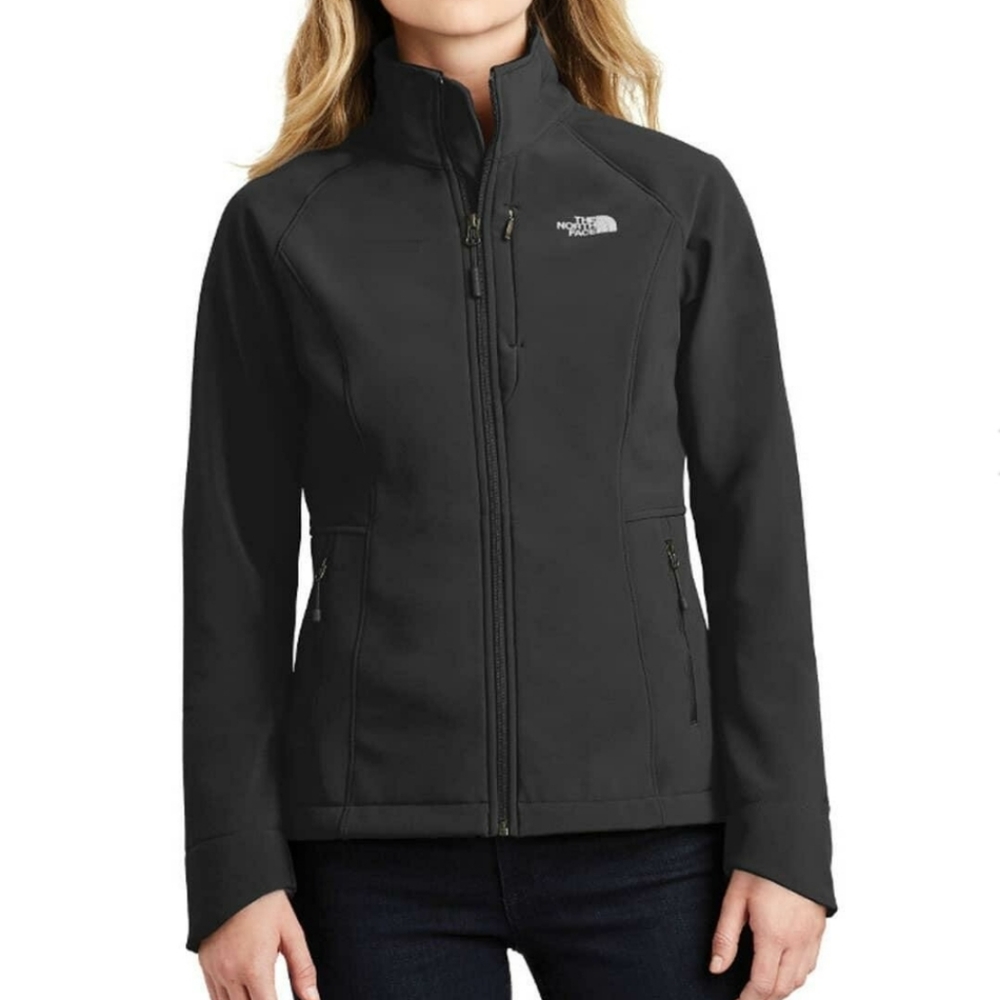 The North Face Apex Windwall Black Soft Shell Jacket Size large